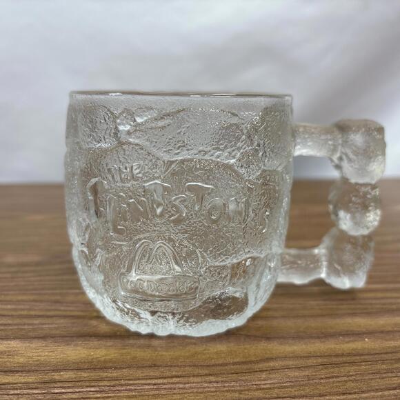 McDonald's Other - VTG Cup Mug Coffee Tea Flintstones McDonald's Rocky Road 12 oz. Glassware 1993